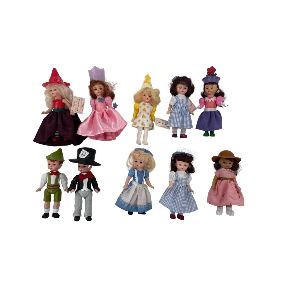 Madame Alexander Dolls Wizard‎ of Oz Lot 10 Multicolor Miniature Plastic Figures